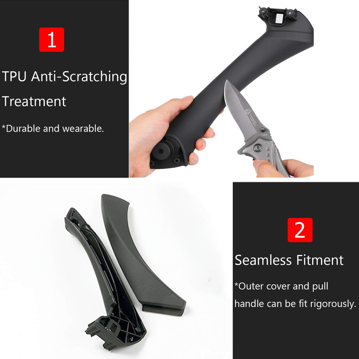 Jaronx handle in BMW cabin scene improving interior aesthetics and user comfort