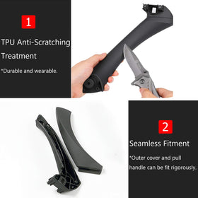 Jaronx handle in BMW cabin scene improving interior aesthetics and user comfort