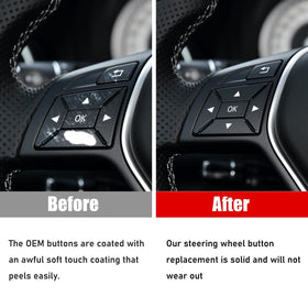 Jaronx laser-etched button symbols allowing dashboard illumination