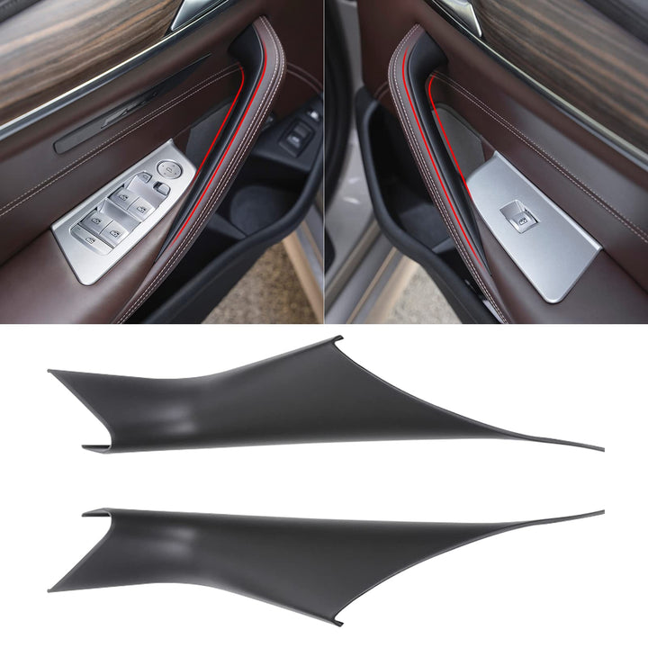 Jaronx front packaging showing two door handle covers, quick visual upgrade for BMW