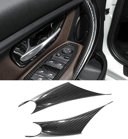 Jaronx front view of the two carbon fiber handle covers showing fit and finish benefit