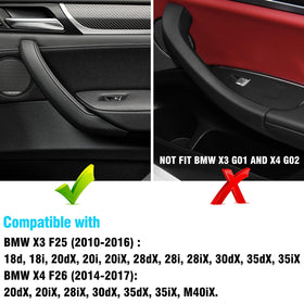 Jaronx front passenger handle cover close-up showing smooth ABS+PC finish and durability