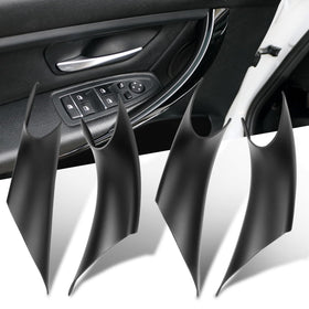 Jaronx front view of 4PCS door handle covers showing full kit and fitment benefit