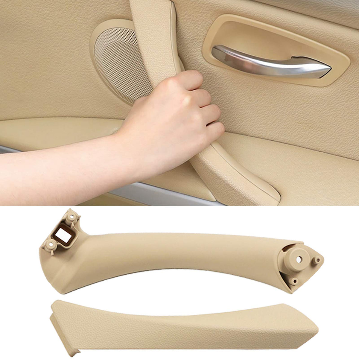 Jaronx passenger-side handle front view showing clean OEM-style appearance and fit