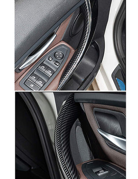 Jaronx installed on driver side door handle showing concealed sticky trim and improved aesthetics