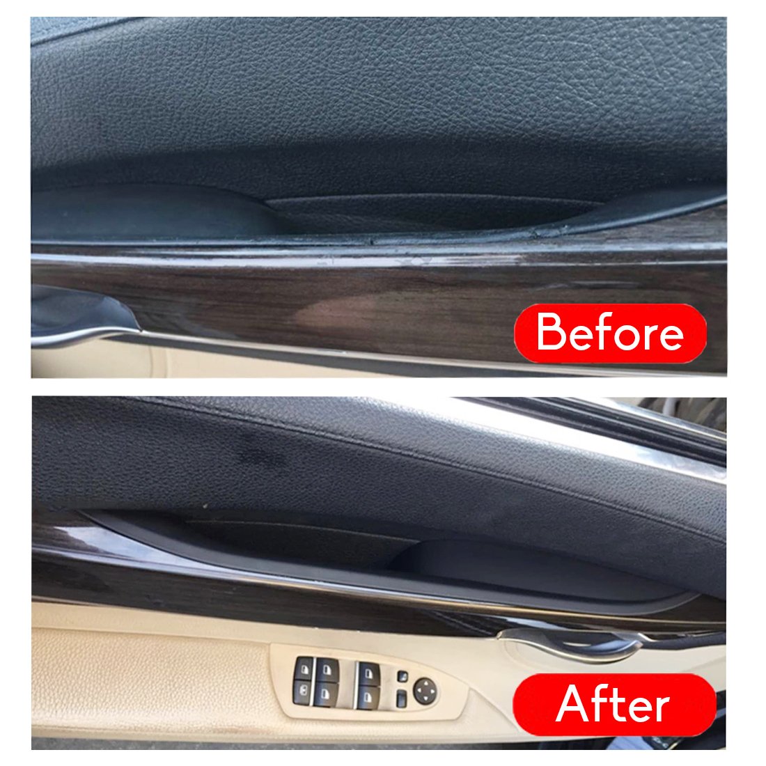 Jaronx installed on left front door pull in BMW 7 Series, restores feel