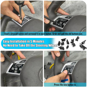 Jaronx installed steering wheel buttons restoring factory control feel