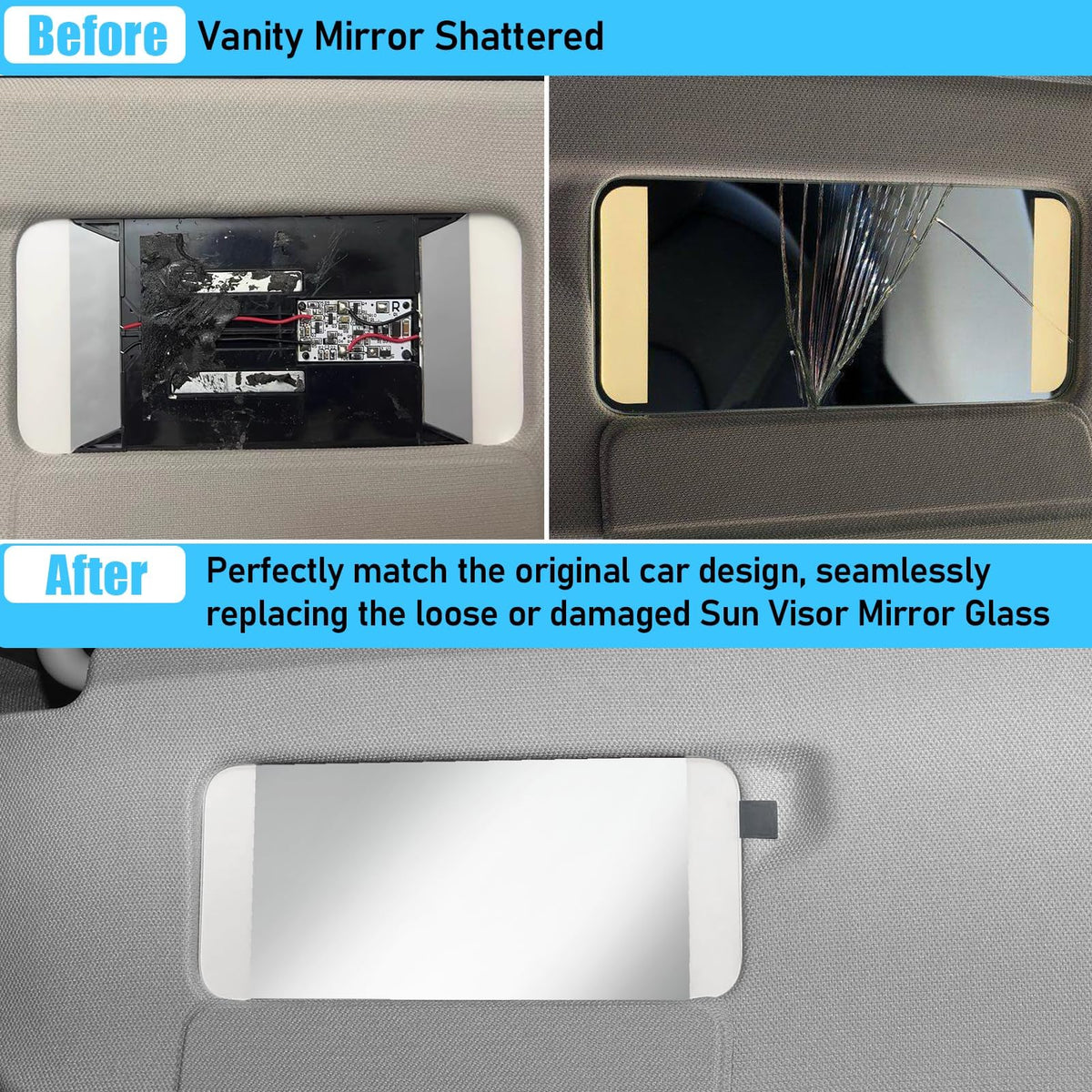 Jaronx installed on sun visor demonstrating precise fit and restored function benefit