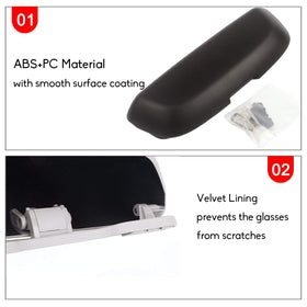 jaronx installed on passenger side overhead for easy access and storage