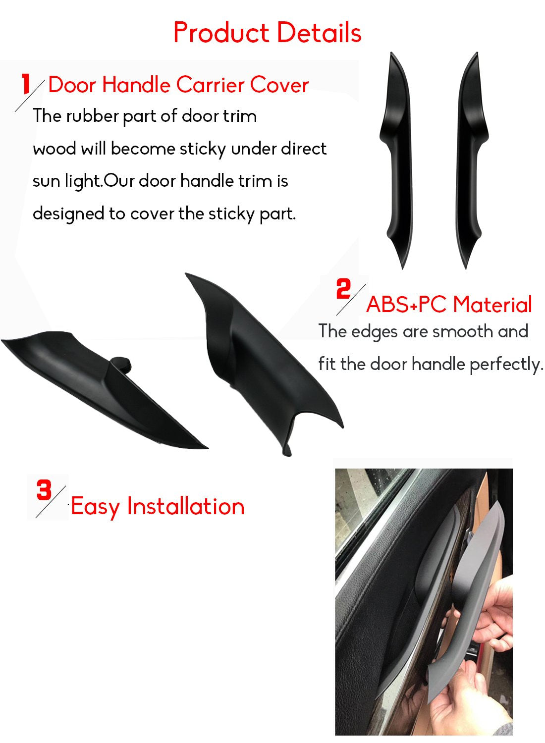 Jaronx installed on right front door pull with factory groove alignment benefit