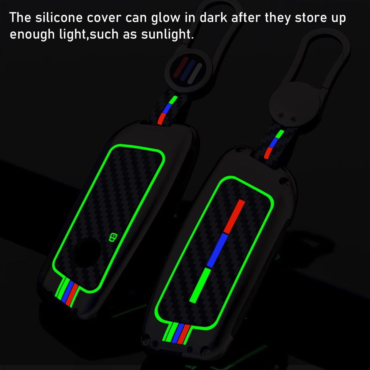 Jaronx arc-shaped keychain hook detail providing snag-resistant hanging convenience