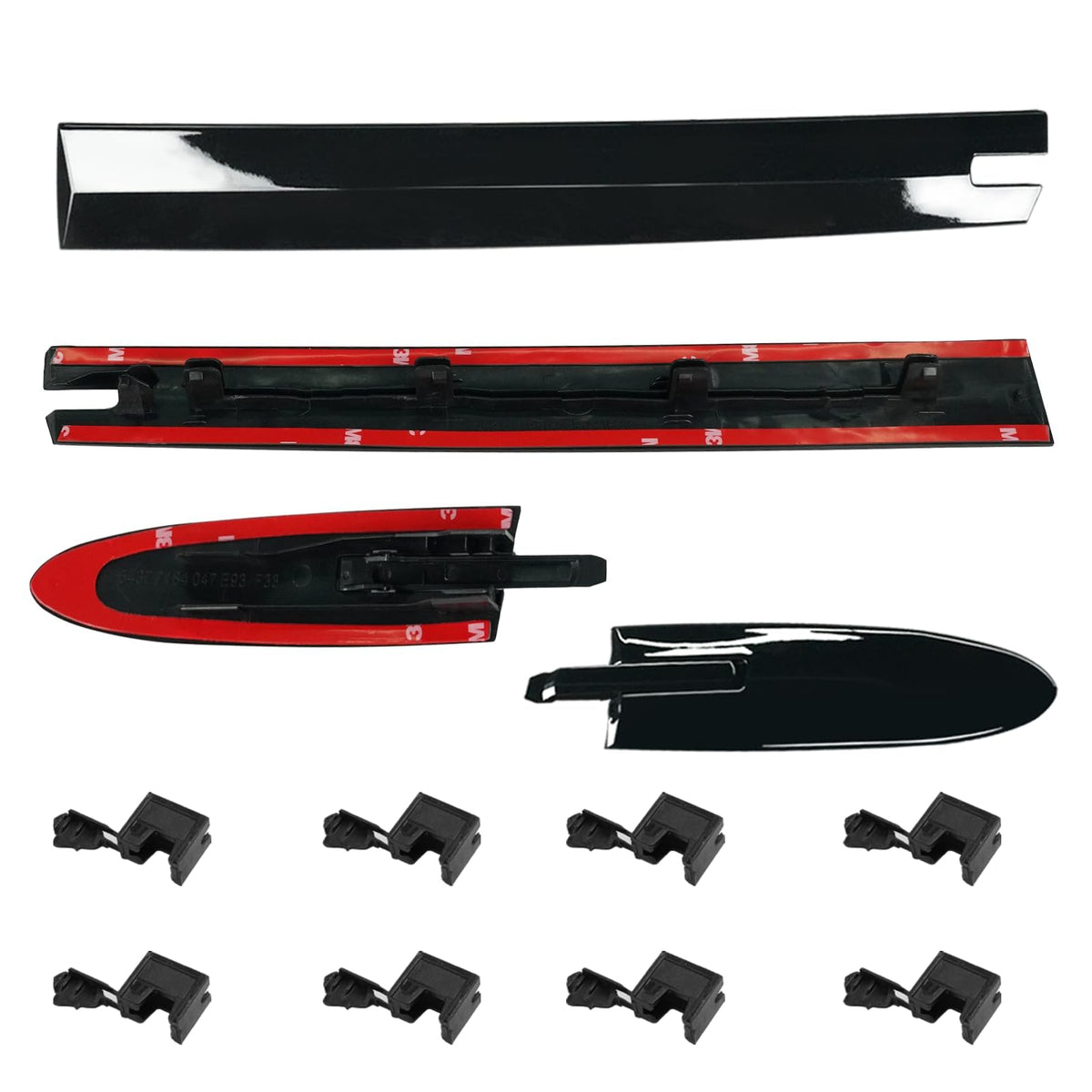 Jaronx packaged contents with four covers and eight clips for convenience
