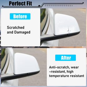 Jaronx pearl white cover close-up highlighting smooth ABS texture and durability benefit
