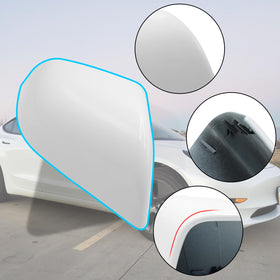 Jaronx pearl white finish detail showing glossy, paint-match surface