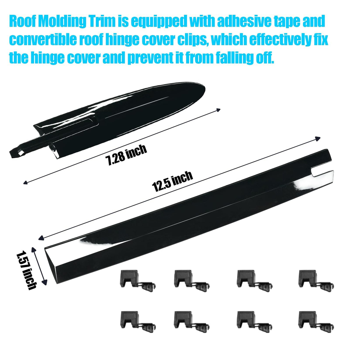 Jaronx hinge cover next to ruler illustrating accurate scale