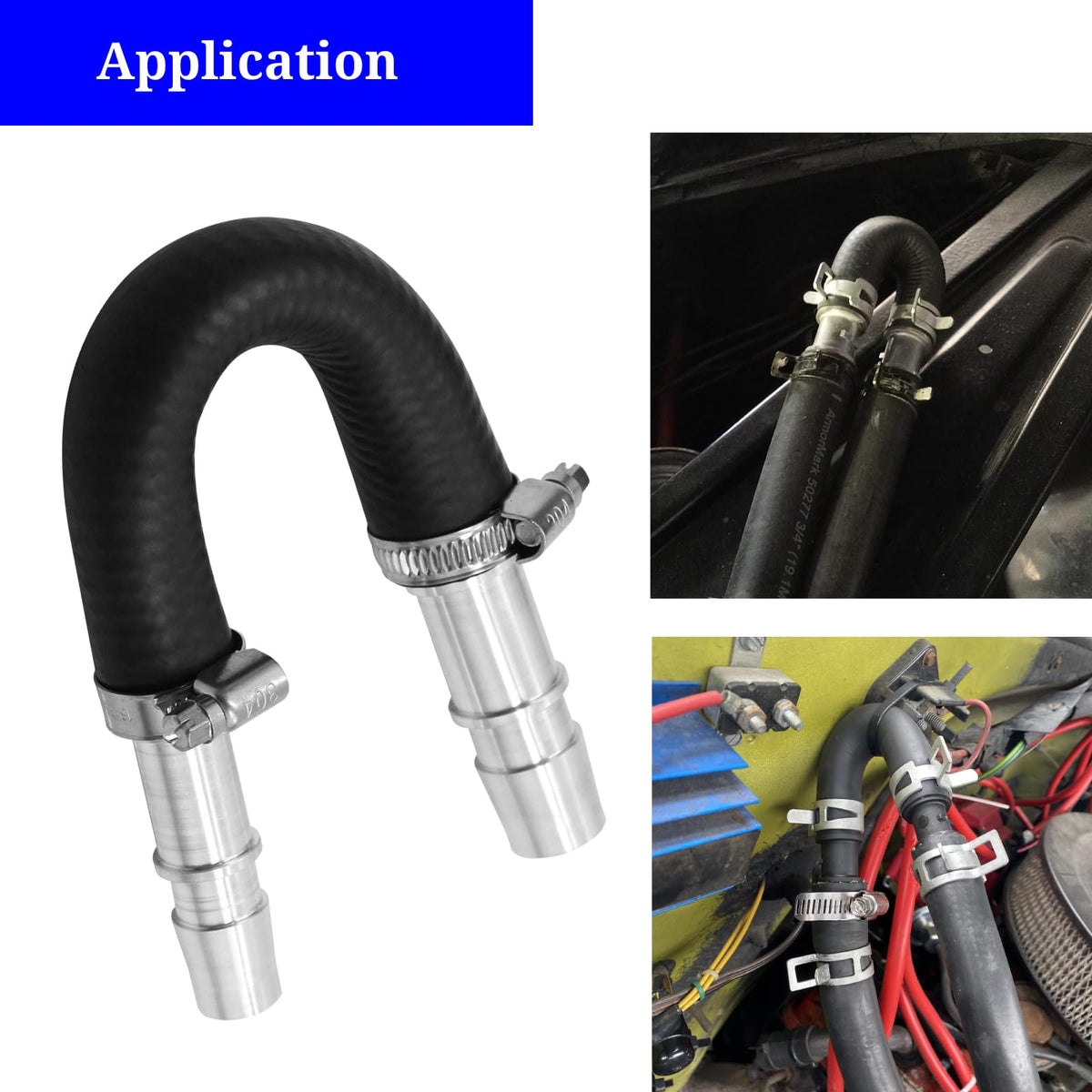 jasperautopart hose fitment demonstration showing connector matched to hose ID