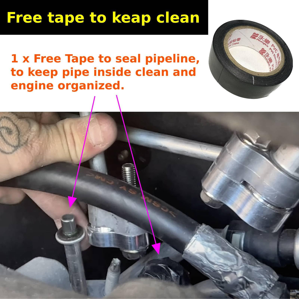 jasperautopart size comparison with ruler showing compact dimensions for straightforward in-bay fitment