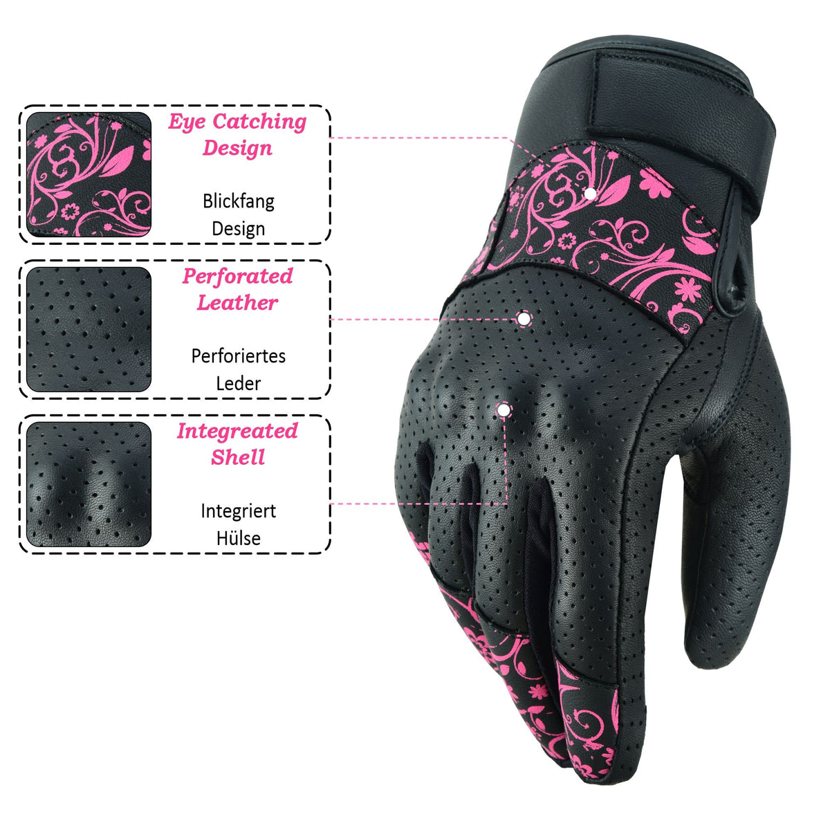 JAUNTY hard knuckle close-up displaying rigid guard for impact protection