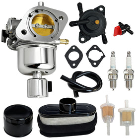 JAVENYIMAN carburetor front view showing mounting points and clean finish for easier replacement