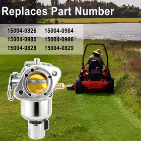 JAVENYIMAN carburetor installed on a Kawasaki mower demonstrating restored engine reliability