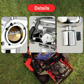 JAVENYIMAN carburetor beside ruler to show dimensions and fitment verification