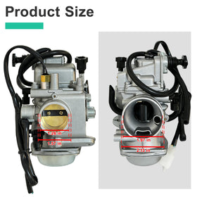 JAVENYIMAN carburetor side linkage detail illustrating precise throttle connection benefit