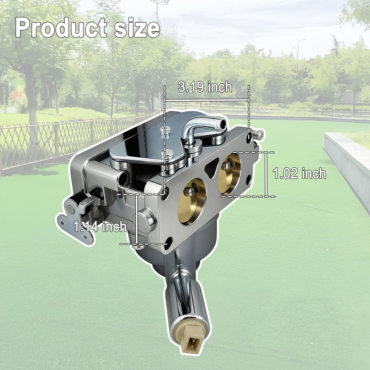 JAVENYIMAN kit with riding mower in yard showcasing reliable seasonal maintenance