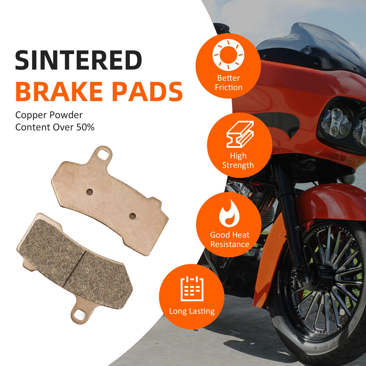 JAVIK anti-noise shim detail reducing brake squeal during use