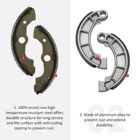 JAVIK steel backing plate detail with anti-rust coating showcasing corrosion protection