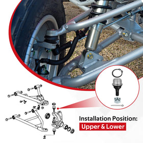 JAVIK ball joint stud thread detail for reliable fastening and secure fit