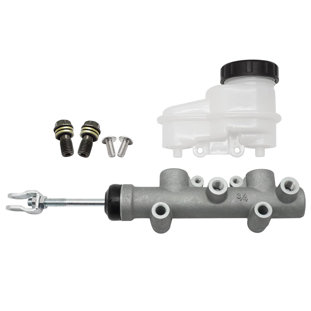 JAVIK brake master cylinder front view showing precise fit and durability