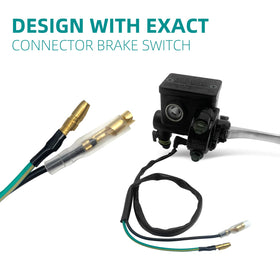 JAVIK brake switch connector detail ensuring plug-and-play fit