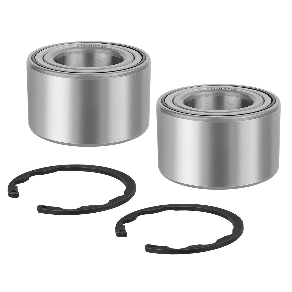 JAVIK circlip and bearings neatly laid out for quick parts verification and easier installation