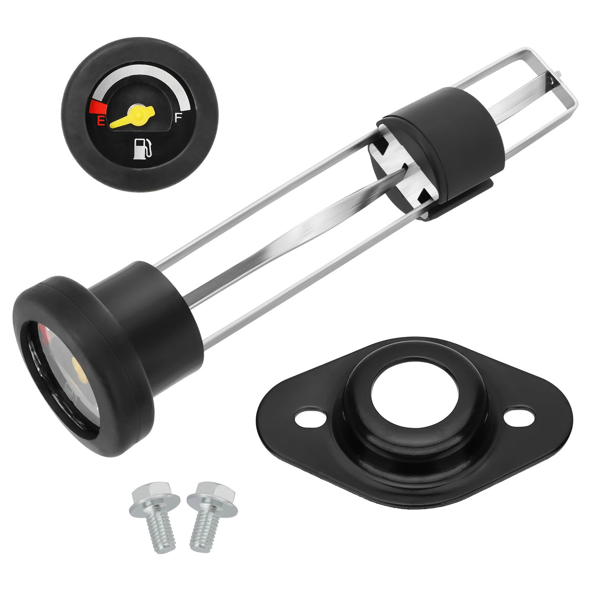 JAVIK front assembly showing cap and gauge for easy replacement