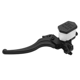 JAVIK front brake master cylinder front view showing clean fit and finish benefit