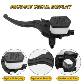 JAVIK master cylinder mounted on Polaris ATV demonstrating correct fitment benefit