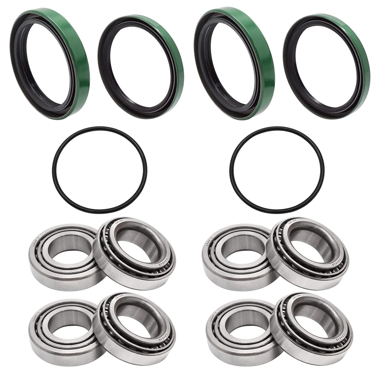 JAVIK kit overview showing all bearings and seals for quick verification benefit