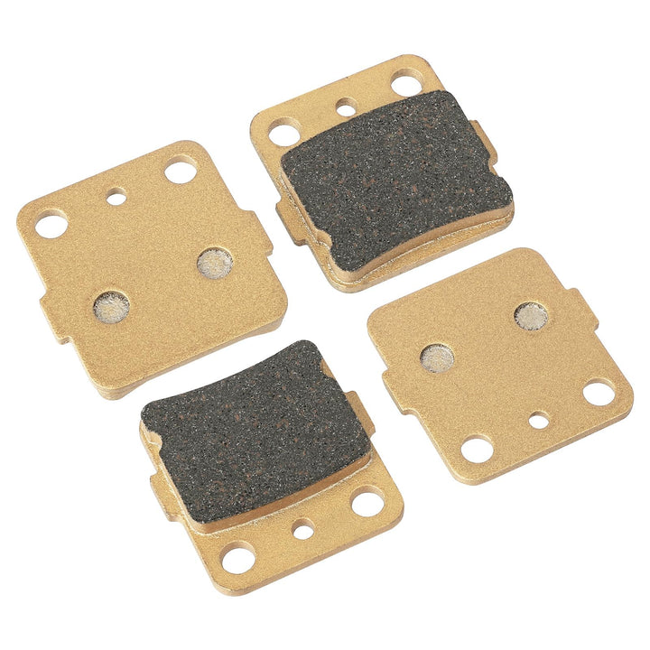 JAVIK front brake pads packaging front view showing model fitments and benefit improved reliability