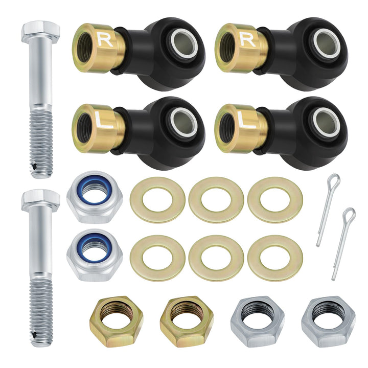 JAVIK front packaging showing complete tie rod end kit and included hardware