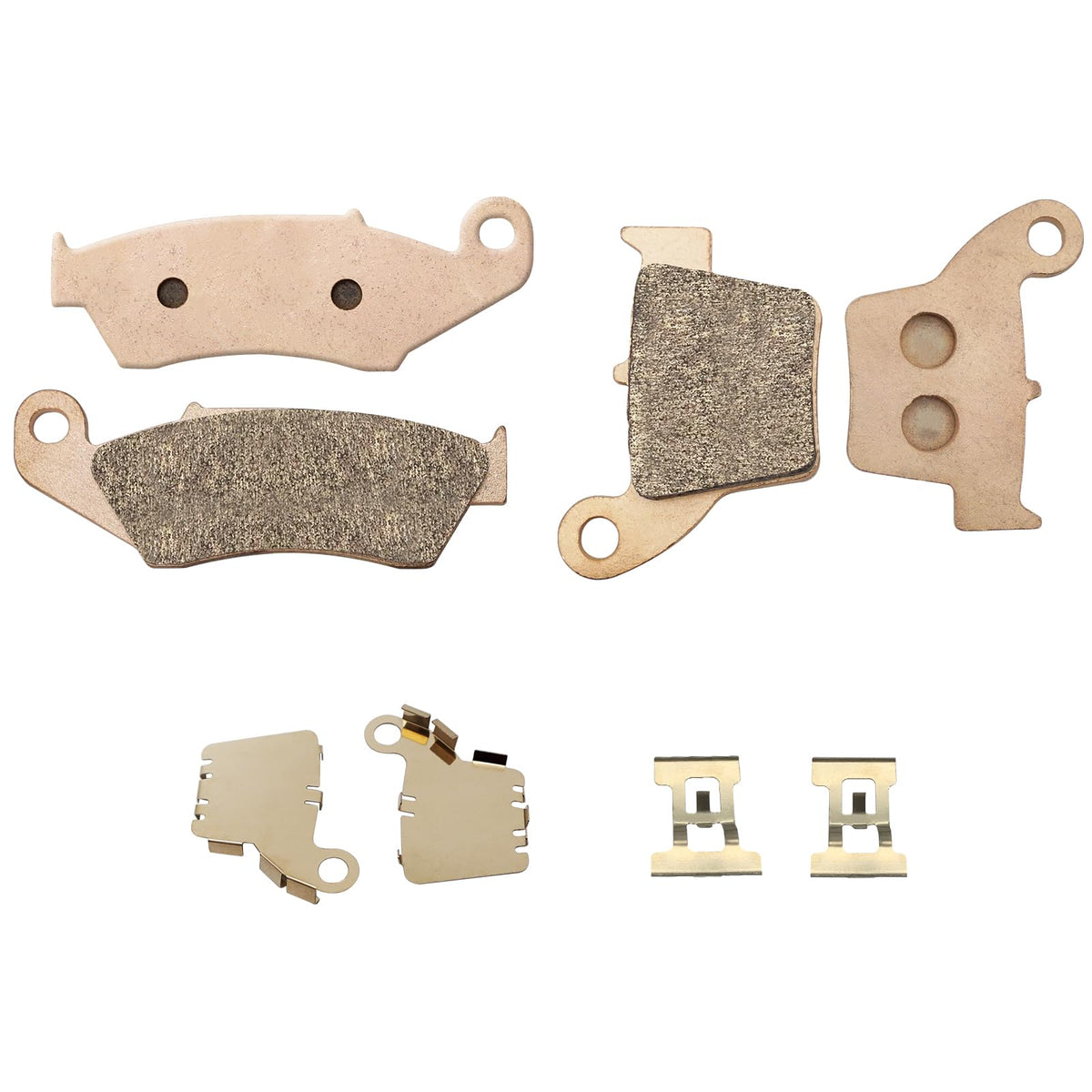 JAVIK brake pads packaging showing full front and rear set benefit of complete kit