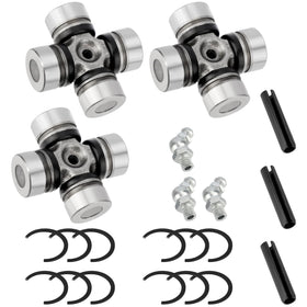 JAVIK kit packaging showing three U-joints and hardware, assures correct fitment