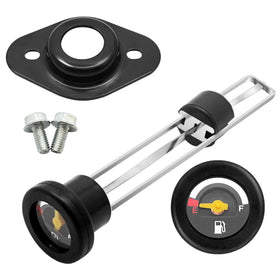 JAVIK front view of fuel gauge cap showing fit and finish benefits