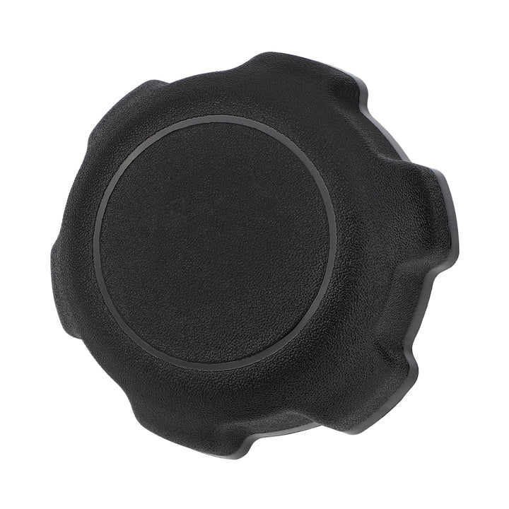 JAVIK gas cap front view showing OEM fit and rugged design for reliable replacement