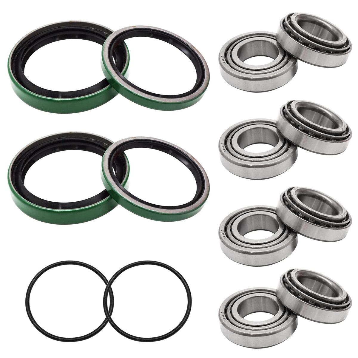 JAVIK bearing kit installed on Polaris front hub demonstrating restored stability benefit