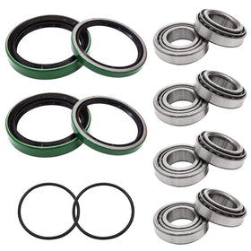 JAVIK bearing kit installed on Polaris front hub demonstrating restored stability benefit