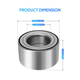 JAVIK bearing installed on ATV rear hub in field showing improved stability and reduced vibration