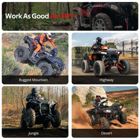 JAVIK U-joint pictured on off-road Ranger highlighting rugged compatibility
