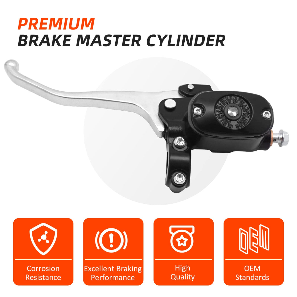 JAVIK master cylinder next to ruler showing size for accurate replacement planning