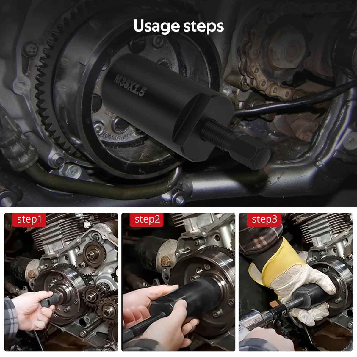 JAVIK puller placed next to service manual for correct OEM fit