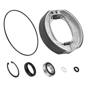 JAVIK kit front view showing complete rear brake components for easy verification